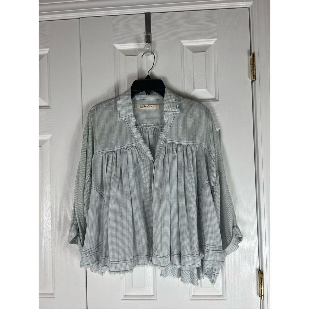 We The Free Gray Blouse